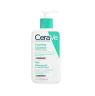 Sữa rửa mặt Cerave Foaming Facial Cleanser Hydrating SA cho da dầu mụn nhạy cảm da khô 473ml