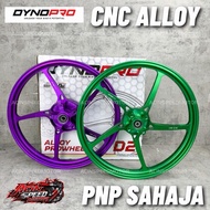DYNOPRO CNC D2 SPORTRIM DESIGN FORGED FG525 LC135 V8 Y15ZR MATTE PURPLE OREN RIM SUKAN/ DYNO PRO D2 