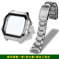 Tương thích với casio AE-1200WH AE-1300 thép không gỉ được thay đổi trường hợp WS-1600 vỏ kim loại d