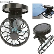 SEHVN Xách tay mini năng lượng mặt trời Clip Fan mùa hè Hat Cap Clip mát Fan ngoài trời Cắm Trại Đi