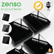 [SIRIM] ZENSO Glasse Black Glass Rocker (Tempered Glass) Switch Switches & Socket Suis Kaca Lampu Ru