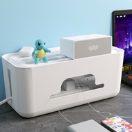 Wire Storage Box Power Strip Board Wire Organizer Power Strip Router Hidden Organizer Box Storage An