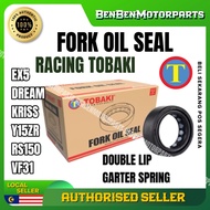 2PCS TOBAKI Fork Oil Seal Y15ZR LC135 EX5 DREAM SRL110 SRL115 Fi EBONUS WAVE RG Y125 ZR RXZ VF3i RS1
