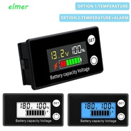 ELMER DC Battery Voltmeter LCD 8V-100V Digital Battery Tester