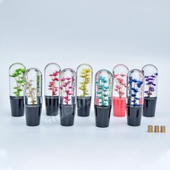 JDM 15CM Acrylic Shift Knob Real Flower Lever Change Knob Car Accessories Gear Shift Knob