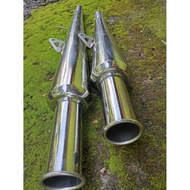 British coper japstel exhaust, coper funnel model, stainless steel material