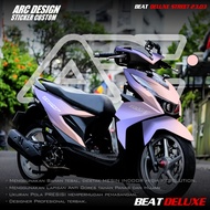 (PROMO COD) TERBARU Decal Sticker Honda Beat DELUXE STREET 2020 2021 2022 2023 Full body - Stiker Sk