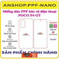 Ppf sticker to protect xiaomi poco F4GT (F4 GT) phone