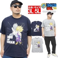 日本 Dragon Ball Goku Gohan 龍珠 Tee 有2隻色 100% 綿 Size: 3L / 4L / 5L 尺寸大約: 長 | 寬 | 肩寬 | 袖長 |（cm） 3L: 76 |