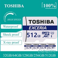 Toshiba Microsd Card 32GB/64GB/128GB/256GB/512GB Exceria microSDHC CL4 M102 Micro SD Card With Adapter High Speed