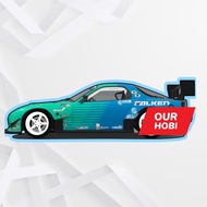 Mazda RX7 James Dee Falken Drift Sticker