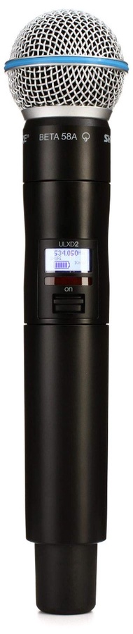 舒爾 ULXD2/B58 無線手持式麥克風發射器，附 Beta 58A 音頭 | Shure ULXD2/B58 Wireless Handheld Microphone Transmitter wi