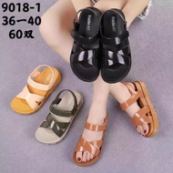 Korean Style Brazilian KT Women's Sandals Double Cross strap sandals for women