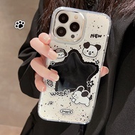 Cute Puppy Star Mirror Phone Case For Vivo X200 Pro Mini IQOO 13 Neo 10 9 9s Z9S Pro Plus Y300 Plus 