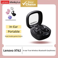 Lenovo XT62   HiFi       Fon Telinga Bluetooth Tanpa Wayar Lenovo XT62 Tahan Air Mini TWS Fon Teling