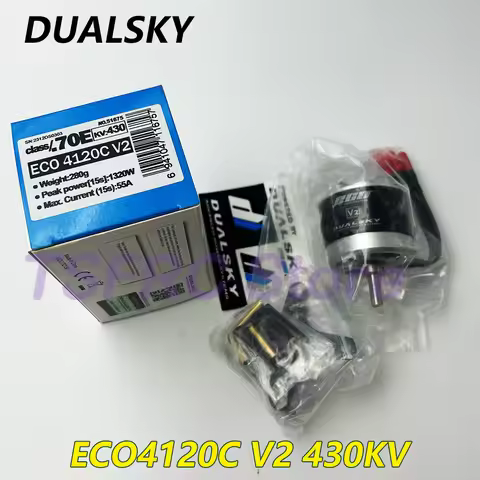 DUALSKY ECO4120C 350KV 430KV 500KV 560KV ECO VERSION 2 Fixed-wing Brushless Motor For popular 70E F3