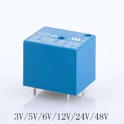 3pcs/lot Relays SRD-05VDC-SL-C SRD-12VDC-SL-C SRD-24VDC-SL-C SRD-48VDC-SL-C DC-SL-C 3V 5V 6V 12V 24V