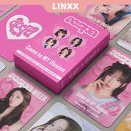 LINXX 55 Pcs AESPA Come To my illusion GIRLS Album Lomo Card Kpop Photocards  Postcards  Series