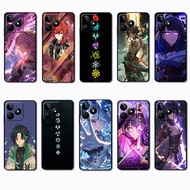 for 3c Realme C51S C67 C68 C63 C61 P1 Note 50 NS28 Genshin Impact Game Fashionable soft black phone 