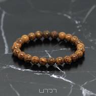 Navastone กำไลหินแท้ หินแจสเปอร์ ลายผิวช้าง (สีธรรมชาติ) ขนาด 8 มิล Elephant Skin Jasper ช่วยปกป้องค