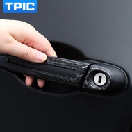 TPIC Carbon Fiber For BMW E90 E92 E93 F30 F34 F25 F26 E70 E84 F80 X1 Interior Trim Car Door Handle S