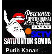 0781 STIKER KATA KATA KACA PINTU MOBIL TRUK PICK UP GRANMAX L300 PERCUMA LIPSTIK MAHAL KALAU BIBIRMU