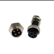 Jack connector GX 16 4 pin CB pin CB GX16 4pin socket/
