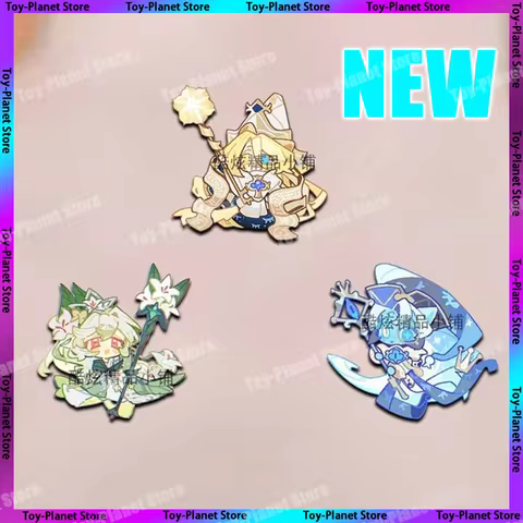In Stock Cookie Run Kingdom Game Peripheral Brooch Shadow Milk Cookie Pure Vanilla Backpack Custom G