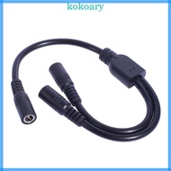 KOK DC5521 Y Splitter Power Cable 5 5mmx2 1mm 1 Female to 2 Male for LED Lights Power Extension Cabl