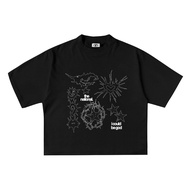 54HITAM Thenational Boxy T-shirt Heavyweight 16s Eyecontact Black