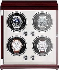 Stylish and Luxurious Watch Accessories Watch Winders 4-position Rechargeable Watch Shaker Mechanical Watch Winder Vertical Automatic Watch Winding Box with Lig Shandongmt