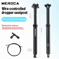 MEROCA Seatpost mtb telescopic seatpost 30.9/31.6mm dropper seatpost bicycle seats Adjustable mtb se