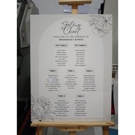 Wedding Seating Chart | For all Occasion Seating Chart | Free Layout | STAND NOT INCLUDED