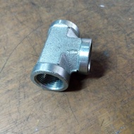 Tee socket triangle 3/ 4 inch thread bspp mb npf nipple T