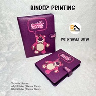 Lotso Motif Printing Binder. Available Size A5/ 20 holes & B5/26 holes