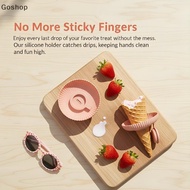 Goshop Silicone Ice Cream Drip Proof Holder Leak Free for Kids and Adults Clean Eating Summer Picnic