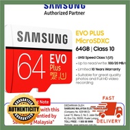 Samsung Micro SD Memory Card W/Adpt EVO Plus (64GB/128/256GB) 100Mb/s