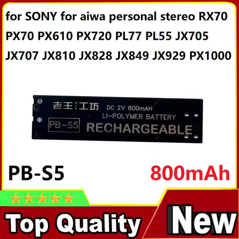 PBS5 PB-S5 battery for SONY for aiwa personal stereo RX70 PX70 PX610 PX720 PL77 PL55 JX705 JX707 JX8