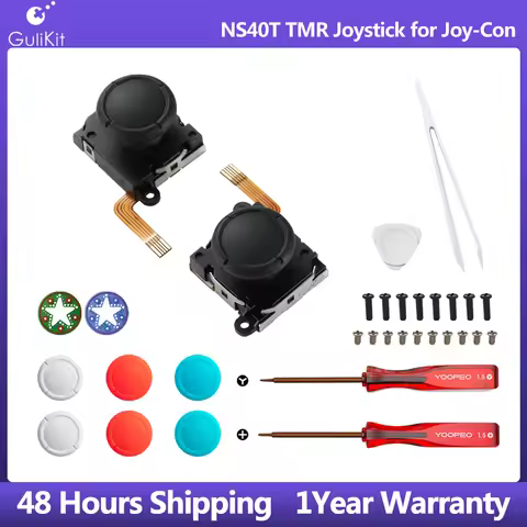 GuliKit NS40T Hall Joystick For Joy-Con Game Accessories Support For Nintendo Switch/Switch Oled/Lit