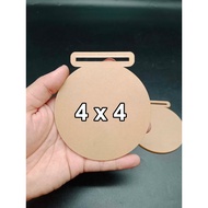 50PCS Acrylick Plain Medal 3MM Thickness (2inch to 4inch)