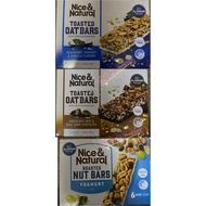 [ Energy Bar ] Nice & Natural Toasted Oat Bar with Wholegrain Mix Falvour Chocolate / Yougurt / Blue