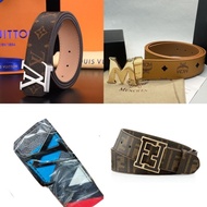 【Qingyi ferry】 NEW BELT LV FENDI MCM UNISEX (NO BOX) TALI PINGGANG LELAKI PEREMPUAN-belt