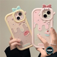 SS121 CASE SOFTCASE DESIGN ICE CREAM CAKE STRAWBERRY OPPO A55 A3S A1K A5S F9 A12 A11K A57 2022 A77S 