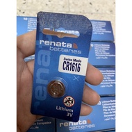 Renata CR1616 3V Button Battery CR 1616 C R1616 ( Price Is Per Piece )