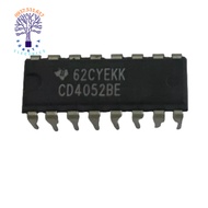 Cd4052be CD4052 DIP-16 Analog Multipleplexer/Demultiplexer