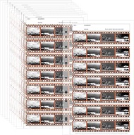 Skybooly 100 Pcs 35-7b4 Film Negative Sleeves Negative Page Preserver Film Negative Storage Archival
