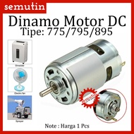 Dinamo Motor DC 775 795 895 12V / Listrik High Torsi Speed Mesin Power Tools DIY