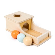 Busy edition Montessori Toys for Babies 6-12 Months Object Permanence Box Wooden Ball Drop Toy Play 