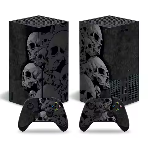 for xbox series X Skin sticker Red skull Design Decal Cover pvc skins for xbox series X vinyl sticke