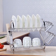 2layer dish drainer stainless steel